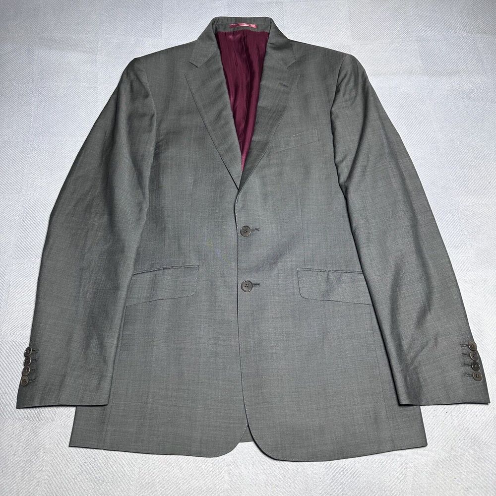 Charles Tyrwhitt Half Canvas Super 120s Wool Tailored Fit Blazer Jacket Mens 40L